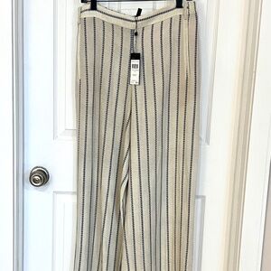 BCBGMaxazria lightweight elastic waist pants trousers size L ( 10 12 ) NWT NEW